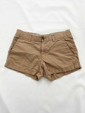 Uniqlo Chino Low-Rise Tan Shorts Women's Size 0